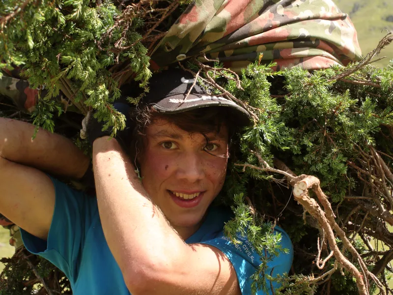 Freiwillige Jugendliche